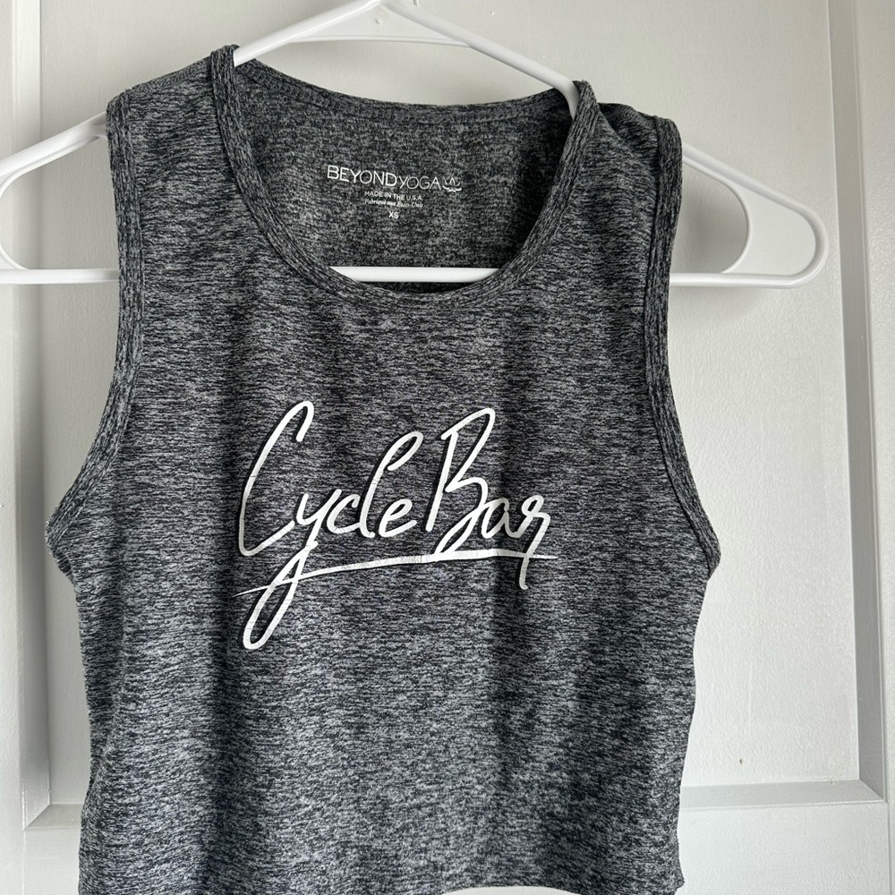 Cyclebar X Beyond Yoga crop tank